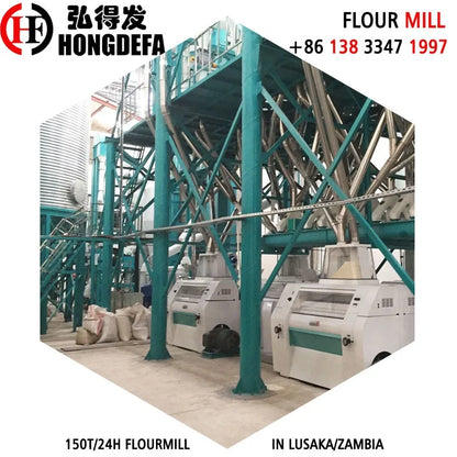 Corn Flour Mill  High Quality Maize Flour Milling Machine to Make Super White Maize