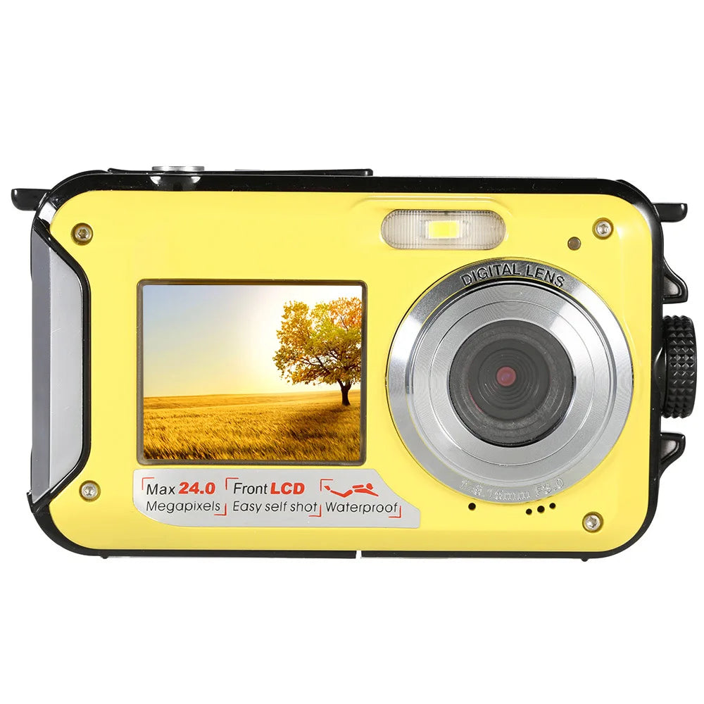 Dc-16 Professinal Double Tft-Lcd Dual Screen Camera 16X Digital Zoom Waterproof Camera 5.0Mega Pixels Digital Camera