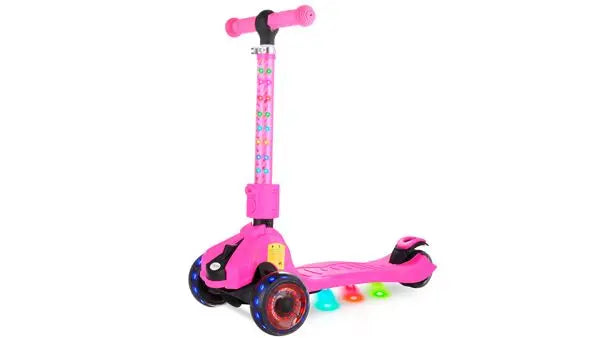 High Quality Foldable Kick Scooter Three Wheel Children Scooter with Led Light