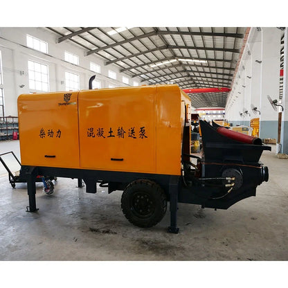 30-40m3/h Diesel Trailer Concrete Pump Concrete Pumping Machine for Price by PDG ibma