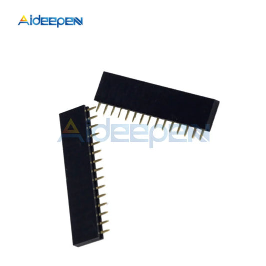 10Pcs 1X15 15Pin 2.54mm Pitch PCB Female Pin Header Connector Straight Single Row by PDG ibma