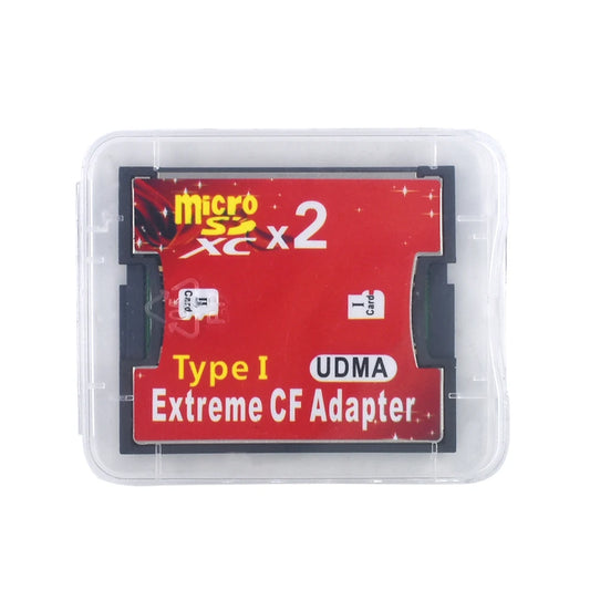 TISHRIC 2018 Two Ports Micro SD TF to CF Adapter Adaptor For MicroSD HC to Compact Flash Type I Memory Card Reader Converter by PDG ibma