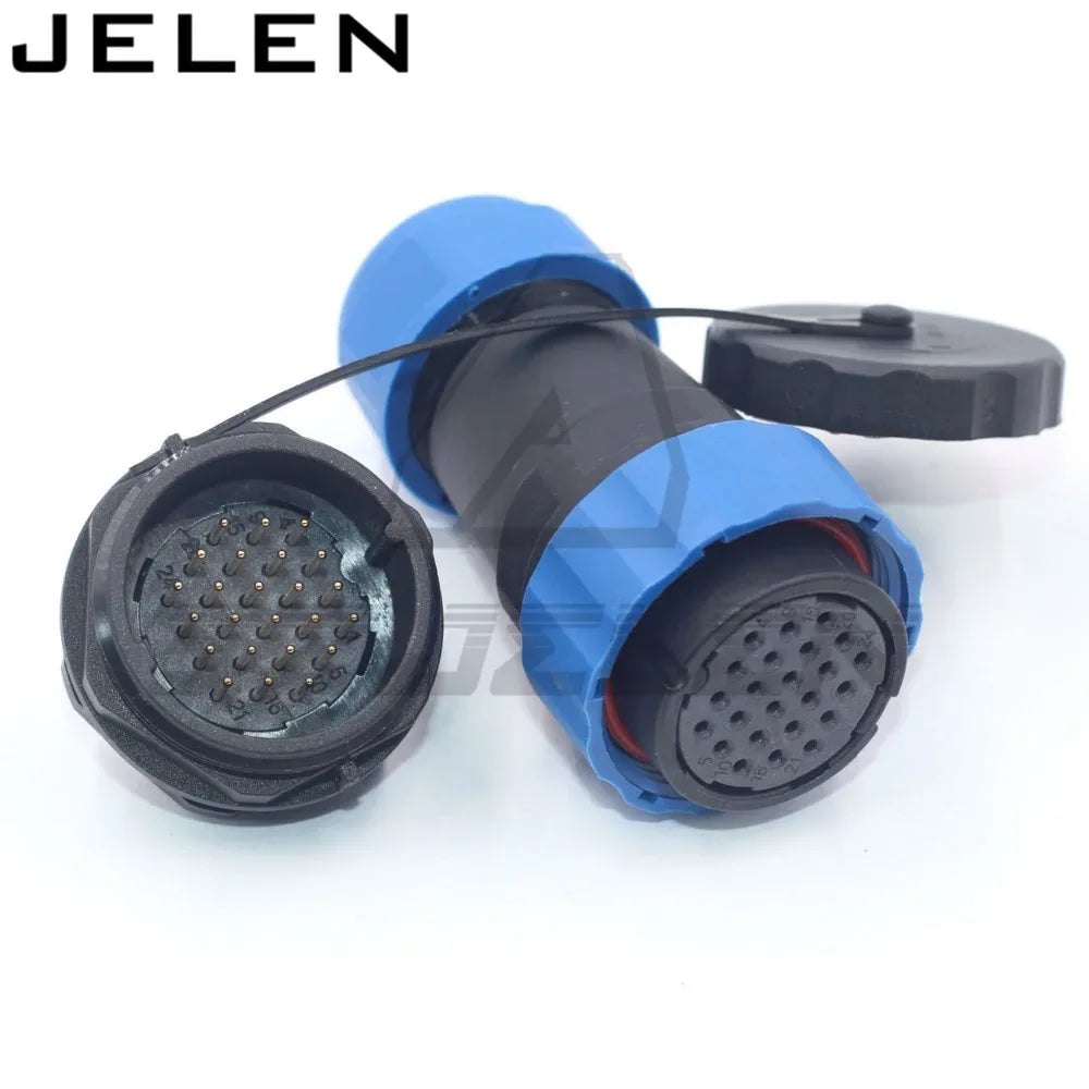 SD28  waterproof connector 2 3 4 5 6 7 9 10 12 14 16 19 22 24 26pin power cable  wire connectors SP28 plug and socket IP68