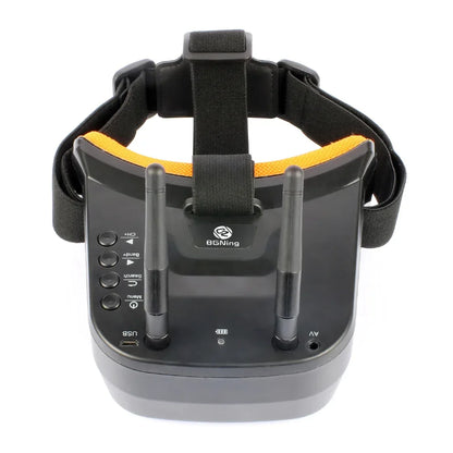 BGNing FPV Goggles 3inch 480 x 320 Display Double Antenna 5.8G 40CH Built-in 3.7V 1200mAh Battery for RC Racing Plane Quadcopter