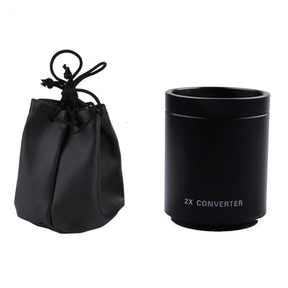 Lightdow 2x Teleconverter Converter Magnification Lens for 420-800 500 800 900 650-1300mm T Mount Telephoto Mirror Lens
