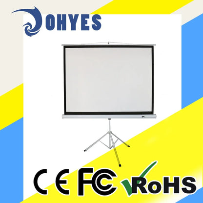 Best 80 100 120 150 Inch Ultra Short Throw Fixed Frame Projector Screen Ambient Light Rejecting PET Diamond Grating Home Cinema