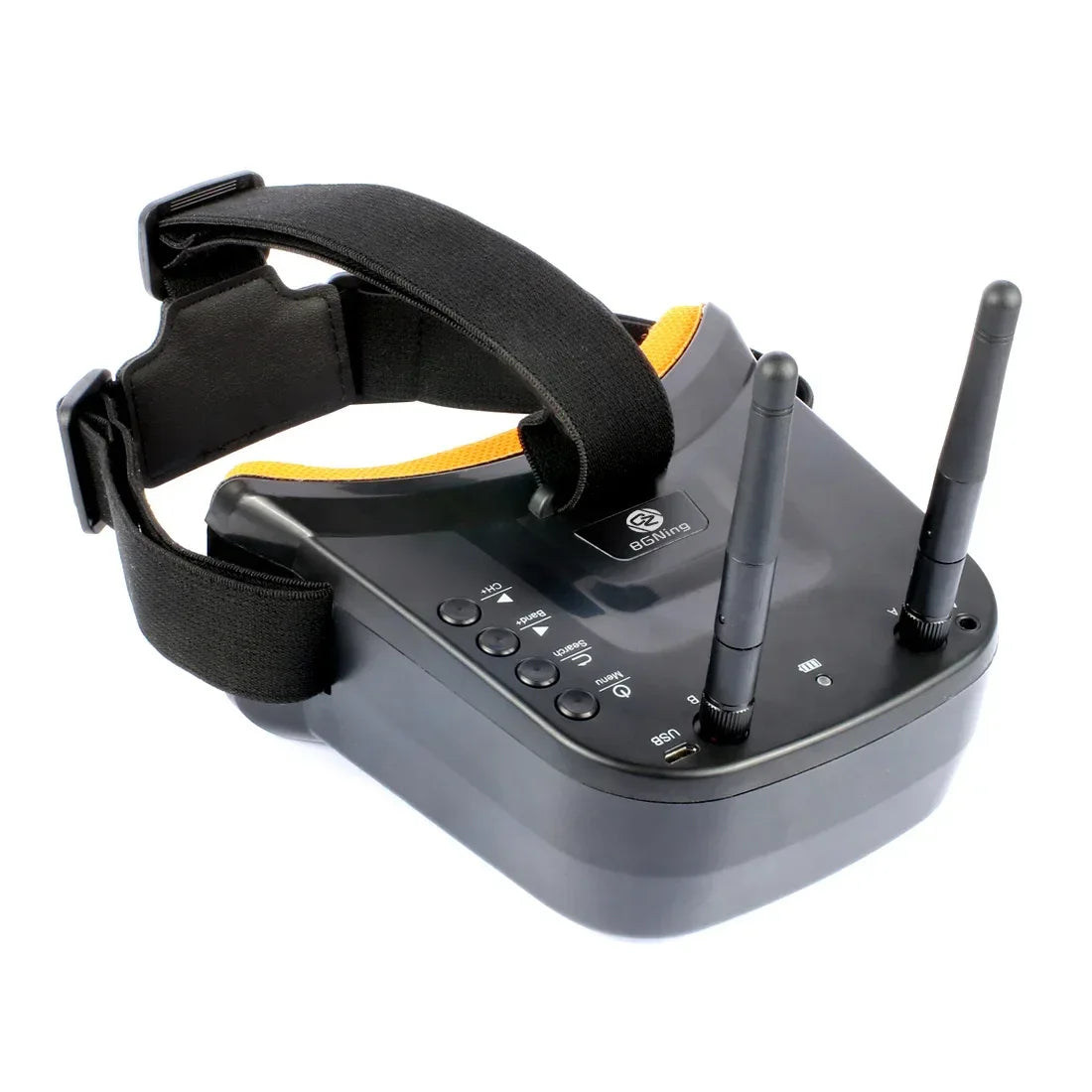 BGNing FPV Goggles 3inch 480 x 320 Display Double Antenna 5.8G 40CH Built-in 3.7V 1200mAh Battery for RC Racing Plane Quadcopter