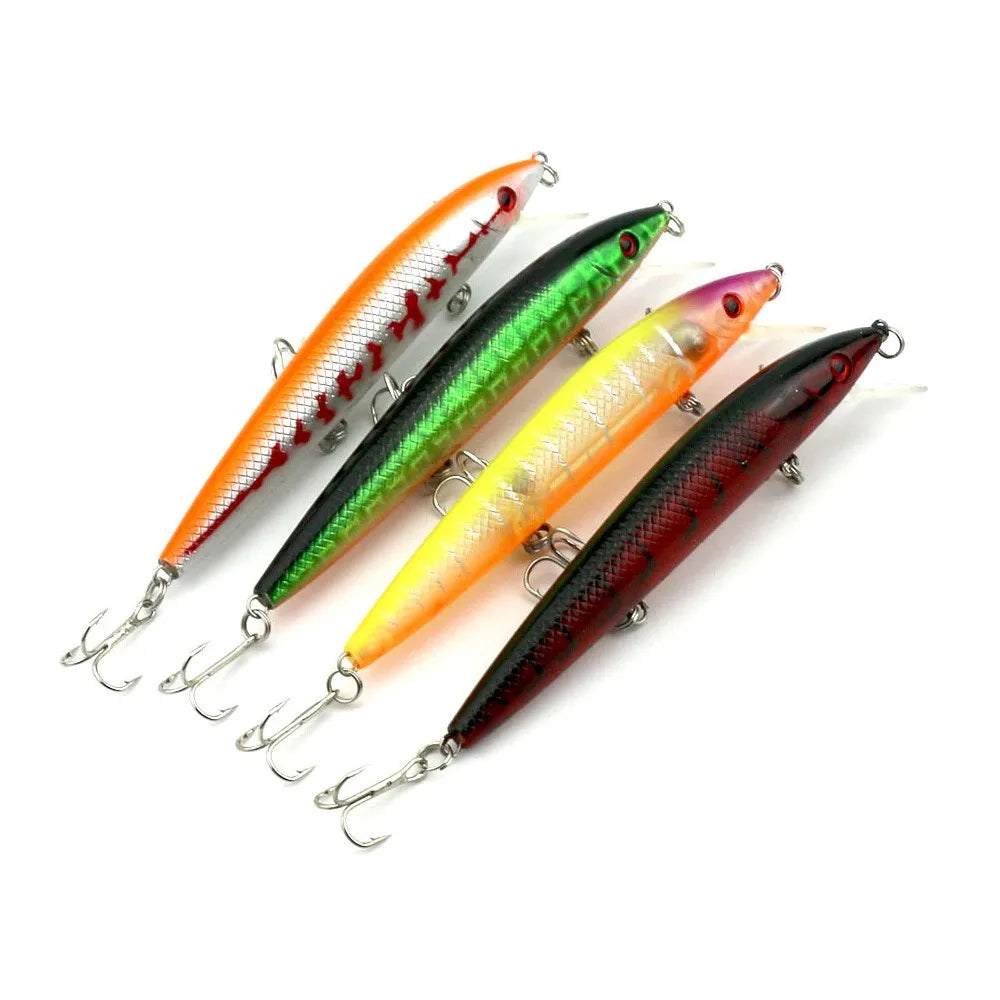 Hengjia 3d Eyes Hard Body 5cm Small Minnow Flying Fishing Lure