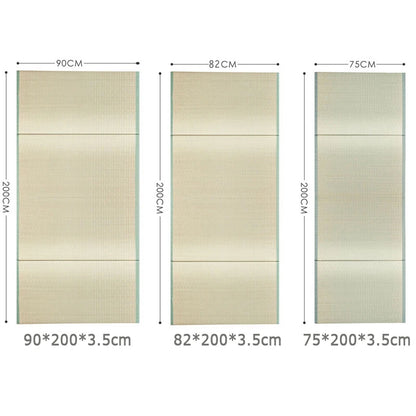 Folding JapaneseComfortable  Tatami Mattress Mat Rectangle Large Foldable Floor Straw Mat For  Sleeping Tatami Mat Flooring
