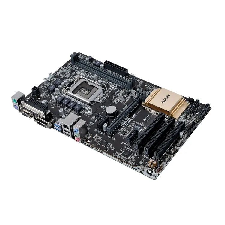 Used ASUS Intel H110-PLUS 32GB DDR4 LGA1151 ATX Motherboard with Support CPU I7 I5 I3