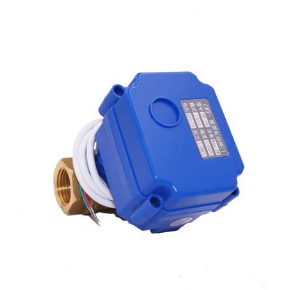 Water Irrigation Valve 5v 3.6v 12v 24v 110v 220v DN15 DN20 CWX-15N 2 Way Brass Ss304 Mini Electric Motorized Water Ball Valve