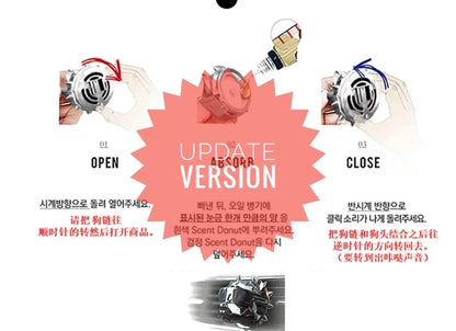 NO PERFUME Bulldog Air Freshener Car Perfume Car Decoration Auto Geur Clip Bulldog Fragrance Scent Parfum Voiture Car Diffuser