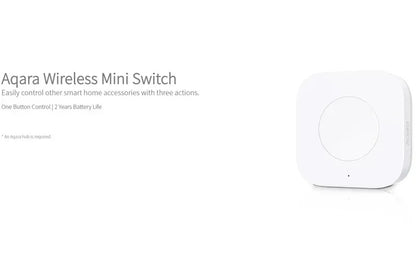 Aqara Sensor Smart Wireless Mini Switch Key Zigbee Connection Remote One Key Control Button Home Security Mihome Homekit
