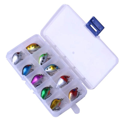 Hengjia 3d Eyes Hard Body 5cm Small Minnow Flying Fishing Lure