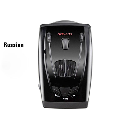 STR535 Russian/English Car Laser Radar Detector with LED Display and Alarm System