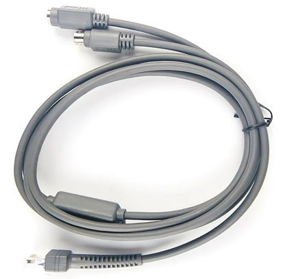 12ft 5M CBA-R03-C12PAR Coiled Retractable RJ45 RS232 Cable TPE/PVC Tinned Copper Conductor 18-Month Warranty for Symbol LS2208