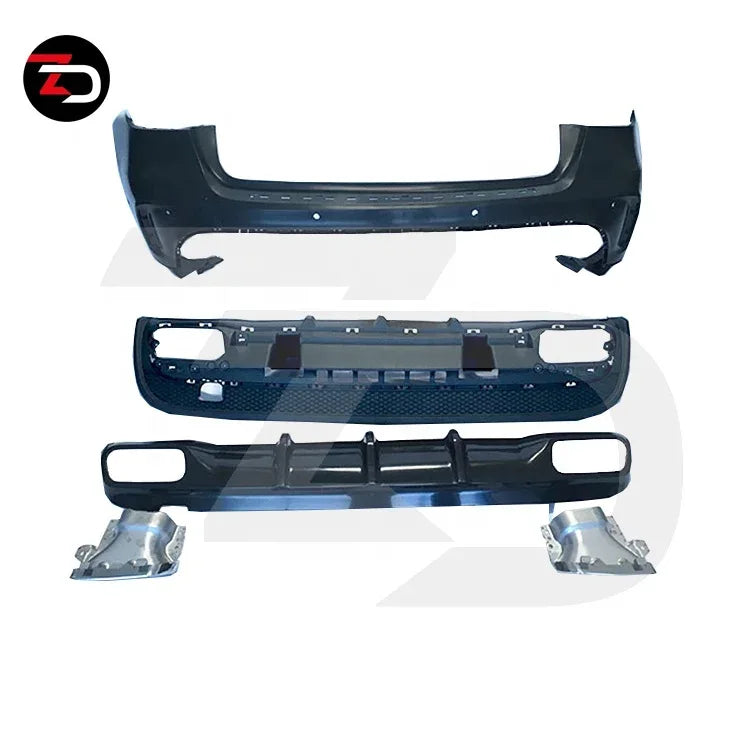 Factory Price PP Plastic GLA45 STYLE Front Bumper Rear Bumper GLA180 GLA200 GLA250 Body Kit for GLA Class X156