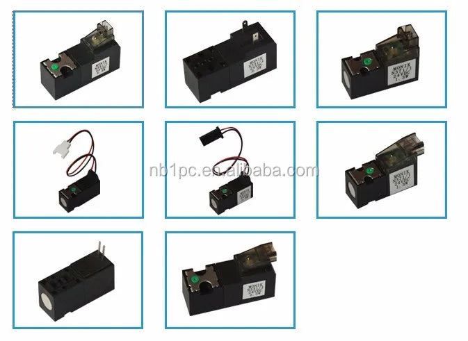Mini 10MM Solenoid Valve for Sock Machine Wire Connector Type DC6V Small Nylon Sock Pilot Structure Manual Power by PDG ibma