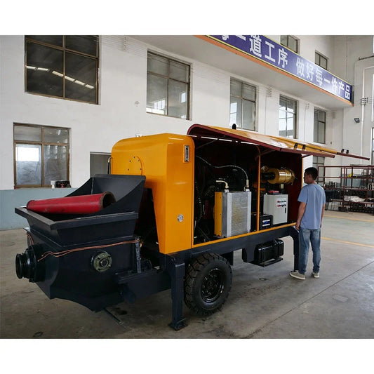 30-40m3/h Diesel Trailer Concrete Pump Concrete Pumping Machine for Price by PDG ibma