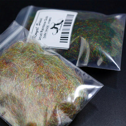 Royal Sissi Hot 2 Styles Fly Tying Rainbow Scud Dub Light & Dark Shade Nymph Dubbing for Trout Flies Colorful Synthetic Shaggy D