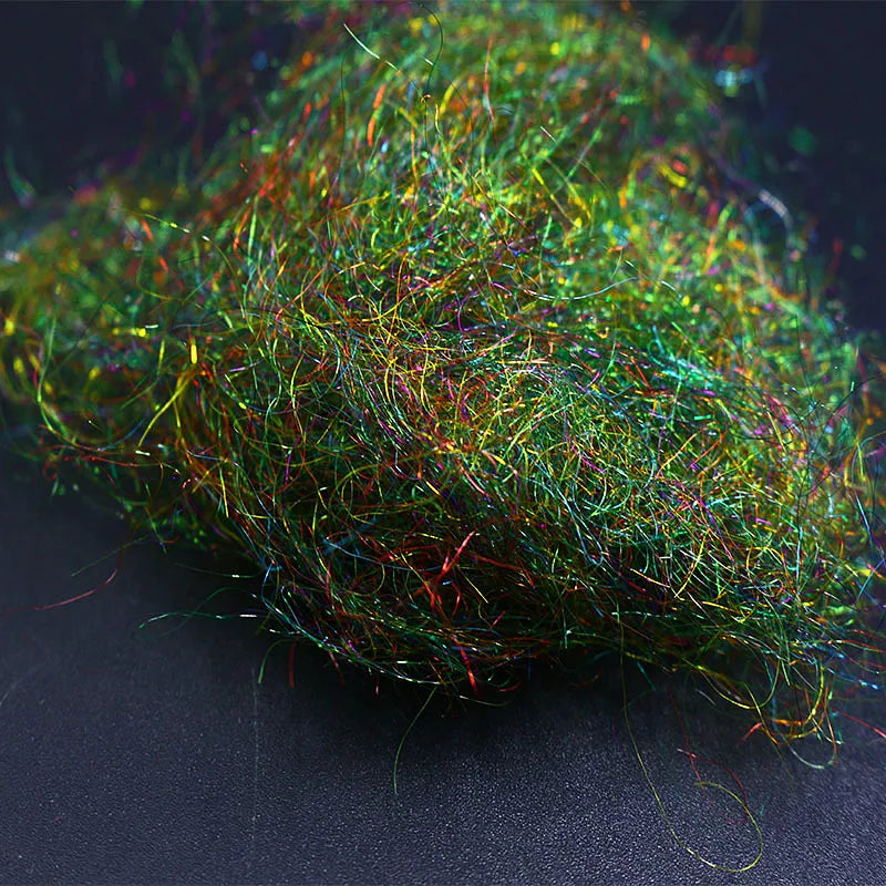 Royal Sissi Hot 2 Styles Fly Tying Rainbow Scud Dub Light & Dark Shade Nymph Dubbing for Trout Flies Colorful Synthetic Shaggy D