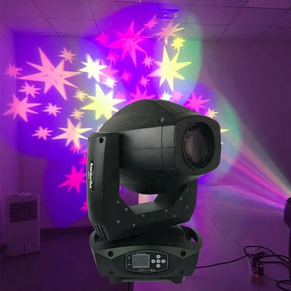 L-91 200W DMX 3-in-1 Beam Spot Wash LED Moving Head Stage Light for Concerts DJs Clubs