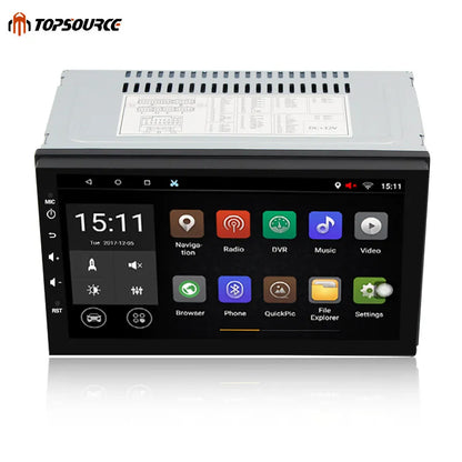 Universal 7 Inch 2din Car Radio 2 Din Android 8.1 1G/16G Gps Navigation Wifi BT ADAS  Capacitive Screen Quad Core