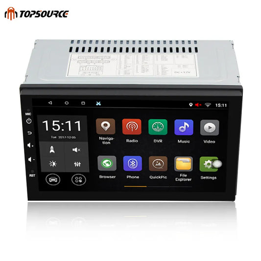 Universal 7 Inch 2din Car Radio 2 Din Android 8.1 1G/16G Gps Navigation Wifi BT ADAS  Capacitive Screen Quad Core