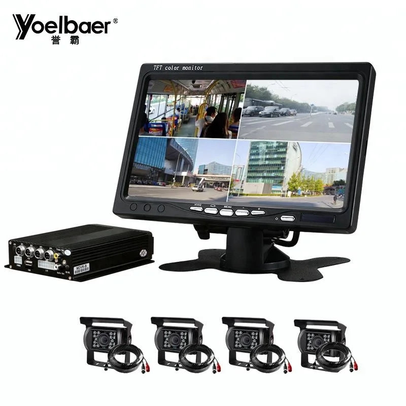 4CH 8CH 720P 1080P Mobile DVR  Support / Optional 3G 4G WiFi GPS MDVR with Car/Bus/Truck/Vehicles Camera Recorder Waterproof