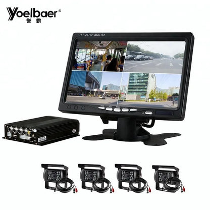 4CH 8CH 720P 1080P Mobile DVR  Support / Optional 3G 4G WiFi GPS MDVR with Car/Bus/Truck/Vehicles Camera Recorder Waterproof