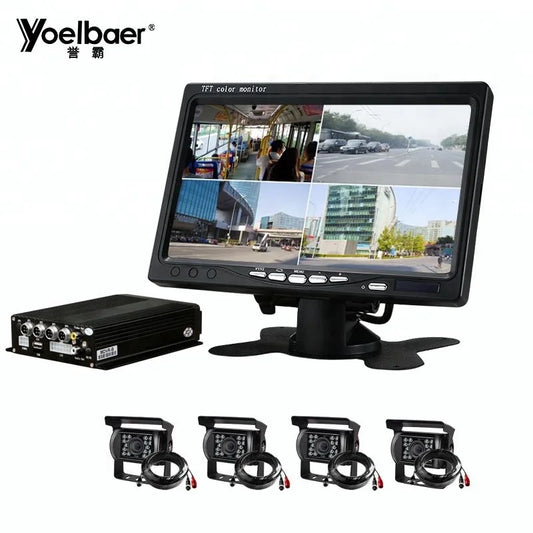 4CH 8CH 720P 1080P Mobile DVR  Support / Optional 3G 4G WiFi GPS MDVR with Car/Bus/Truck/Vehicles Camera Recorder Waterproof