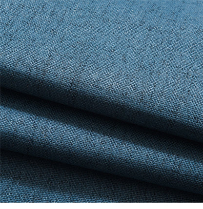 Plaid 100% Blackout Curtain For Living Room Darpe Faux Linen Curtains for Bedroom Rideaux Window Customized Cortina