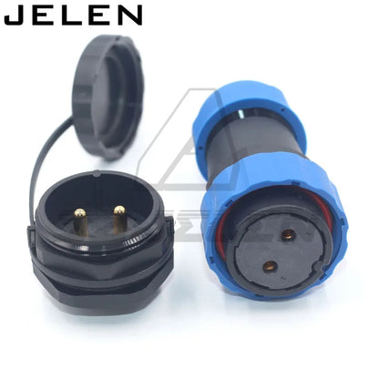 SD28  waterproof connector 2 3 4 5 6 7 9 10 12 14 16 19 22 24 26pin power cable  wire connectors SP28 plug and socket IP68