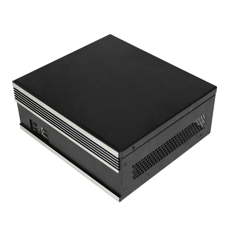 S21 Mini ITX Desktop Computer Case Aluminum Alloy Rack with Fan New Model for Server Application in Stock