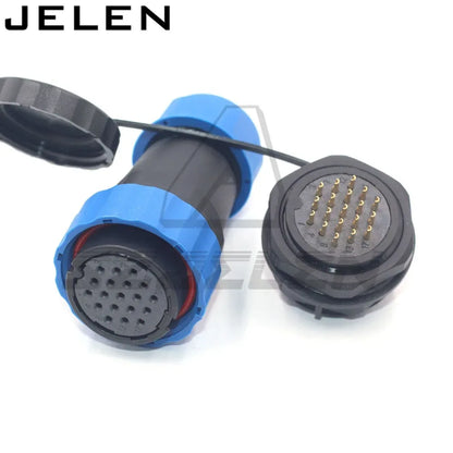 SD28  waterproof connector 2 3 4 5 6 7 9 10 12 14 16 19 22 24 26pin power cable  wire connectors SP28 plug and socket IP68