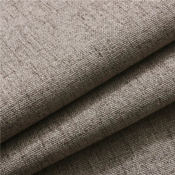 Plaid 100% Blackout Curtain For Living Room Darpe Faux Linen Curtains for Bedroom Rideaux Window Customized Cortina