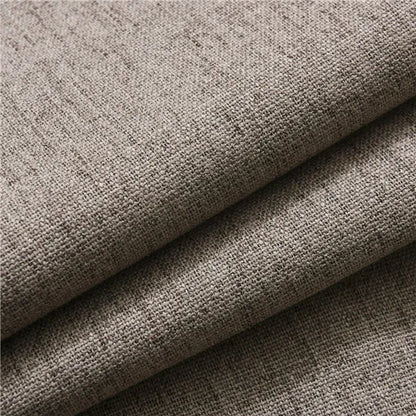Plaid 100% Blackout Curtain For Living Room Darpe Faux Linen Curtains for Bedroom Rideaux Window Customized Cortina