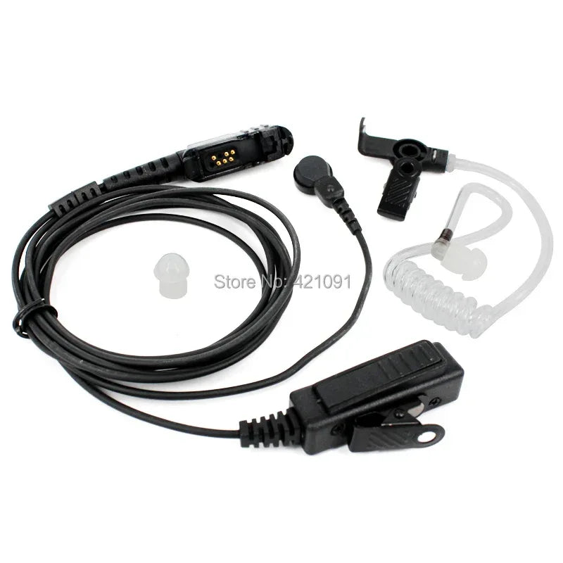 PPT Headset Earpiece For Motorola Xir P6600 P6620 XPR3300 XPR3500 MTP3250 Two Way Radio Walkie Talkie Air Acoustic Tube