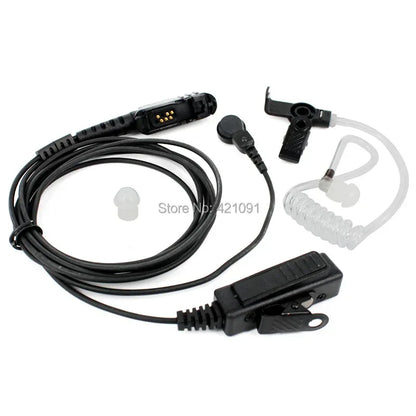 PPT Headset Earpiece For Motorola Xir P6600 P6620 XPR3300 XPR3500 MTP3250 Two Way Radio Walkie Talkie Air Acoustic Tube