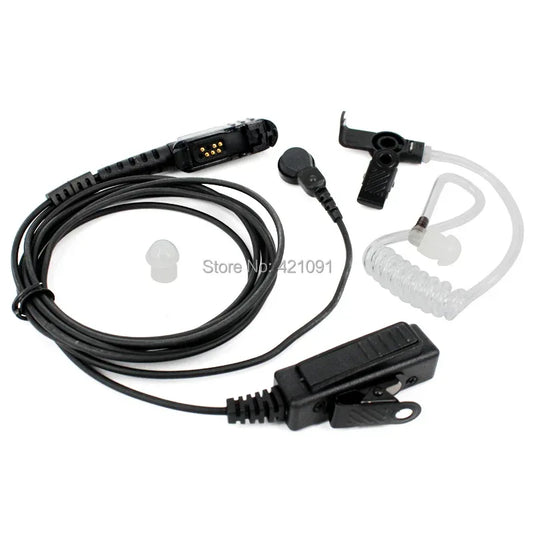 PPT Headset Earpiece For Motorola Xir P6600 P6620 XPR3300 XPR3500 MTP3250 Two Way Radio Walkie Talkie Air Acoustic Tube