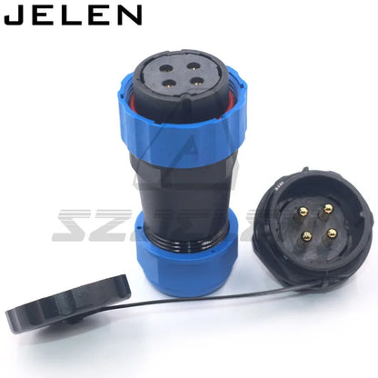 SD28  waterproof connector 2 3 4 5 6 7 9 10 12 14 16 19 22 24 26pin power cable  wire connectors SP28 plug and socket IP68
