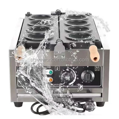 WeWork Commercial UFO Burger Maker Electric Ice Cream Hamburger Waffle Machine 4pcs Panini Press Sandwich Taiyaki Machine New