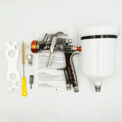 2025 New Arrivals Professional Car Painting Air Operated Gravity Feed 1.5/1.8/2.0mm Nozzle Size Aluminium Alloy Spray Gun
