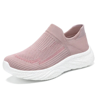 Y New Casual Flying Weaving Running Shoes Soft Sole Lazy Shoes Trendy Slip-on Sneakers for Man and Women