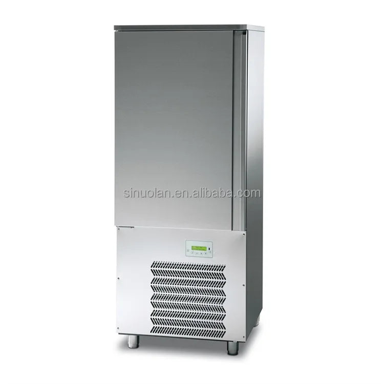 High Efficient 10/15 Trays Small Air Cooling Plate Freezer & Blast Chiller with Stainless Steel 304 and Fast Freezing