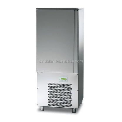 High Efficient 10/15 Trays Small Air Cooling Plate Freezer & Blast Chiller with Stainless Steel 304 and Fast Freezing