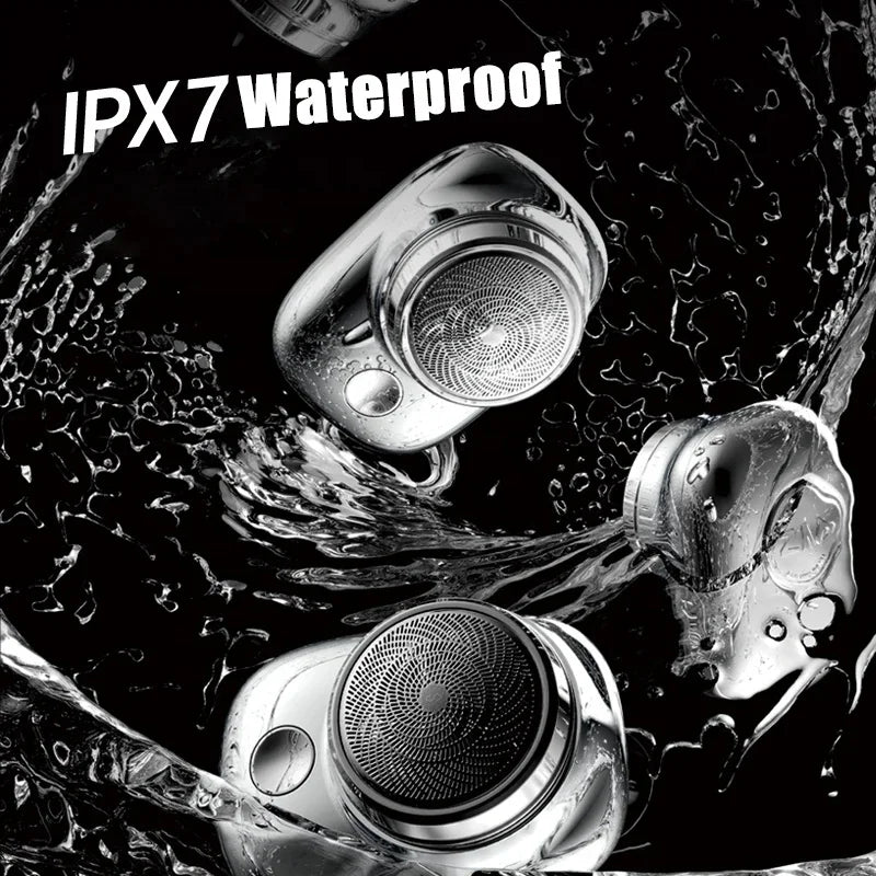 Yuanshi Zao IPX7 USB Rechargeable Electric Shaver for Men Pocket-Size Mini Razor Wet and Dry Use IPX7 Washable Beard Trimmer