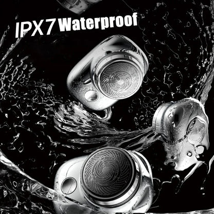 Yuanshi Zao IPX7 USB Rechargeable Electric Shaver for Men Pocket-Size Mini Razor Wet and Dry Use IPX7 Washable Beard Trimmer