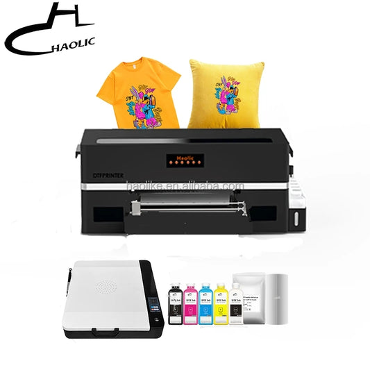 Black Friday XP1 Pro Full Automatic DTF Printer With XP600 Printhead and Auto Clean System for Custom Apparel Printing by PDG ibma