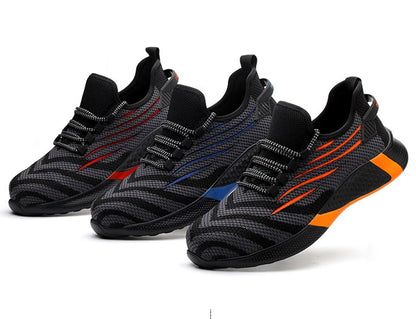 Men Work Safety Shoes Anti-puncture Working Sneakers Male Indestructible Work Shoes Men Boots Lightweight Men Shoes Safety Boots
